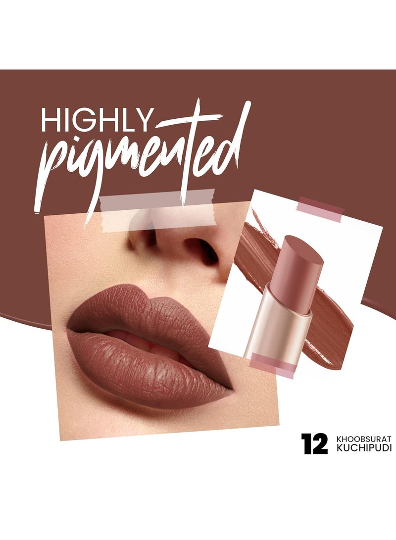 مارس أحمر شفاه MARS كريمي مطفي يدوم طويلًا للنساء | أحمر شفاه كريمي | تطبيق بلمسة واحدة | ناعم وخفيف الوزن (3.2 غرام) (12 قطعة) - Image 2