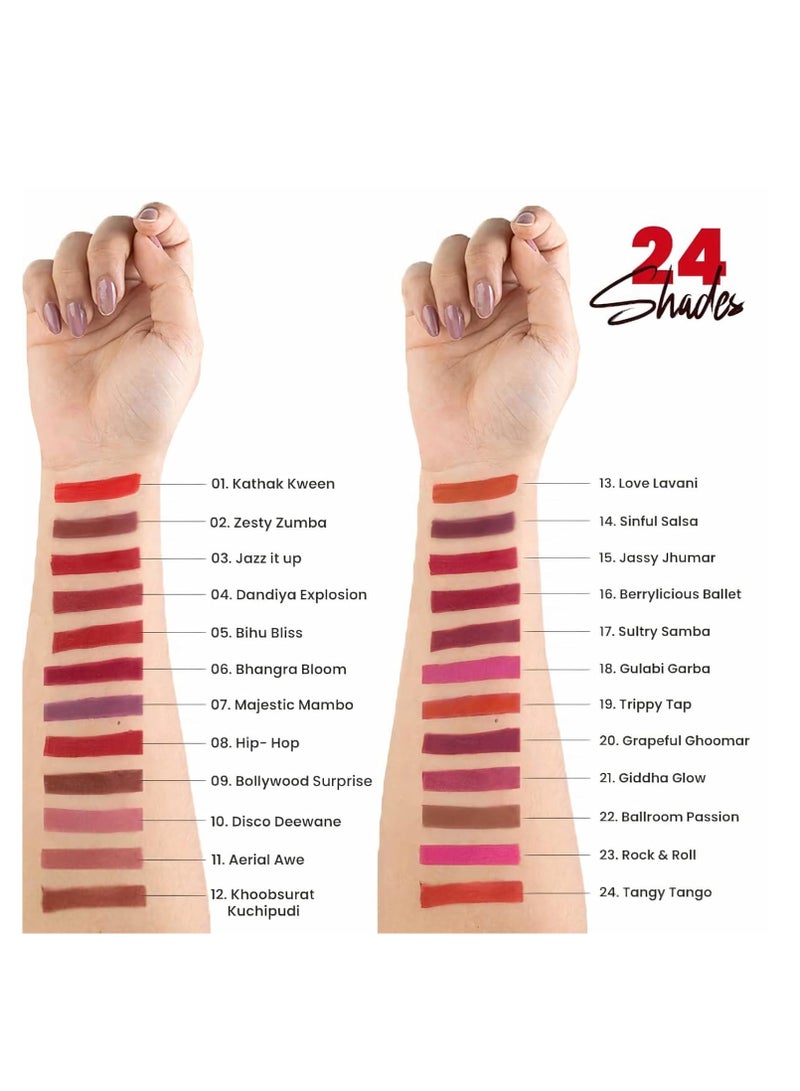 مارس أحمر شفاه MARS كريمي مطفي يدوم طويلًا للنساء | أحمر شفاه كريمي | تطبيق بلمسة واحدة | ناعم وخفيف الوزن (3.2 غرام) (12 قطعة) - Image 5