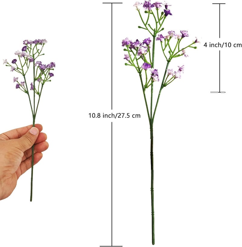 Abaji Babys Breath Artificial Flowers Gypsophila Real Touch Flowers For Wedding Party Home Garden Decoration - Image 2