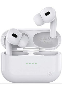 True Wireless Earbuds, Advanced Bluetooth 5.0 Ergonomic Headphones with Mic, 16-Hour Playtime, 240mah Charging Case, Auto-Pairing and Smart-Touch-Control For iPhone 12 Pro/12 Pro Max - White