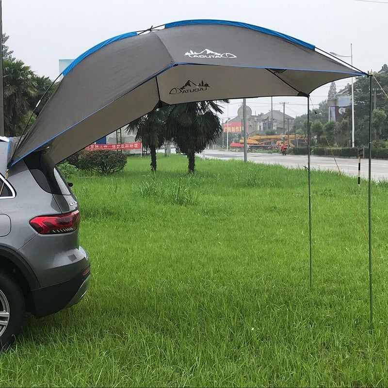 Fawoonu Waterproof Car Rear Tent Camping Shelter Outdoor Car Tent Beach Sun Shelter Awning Shelter - Image 5