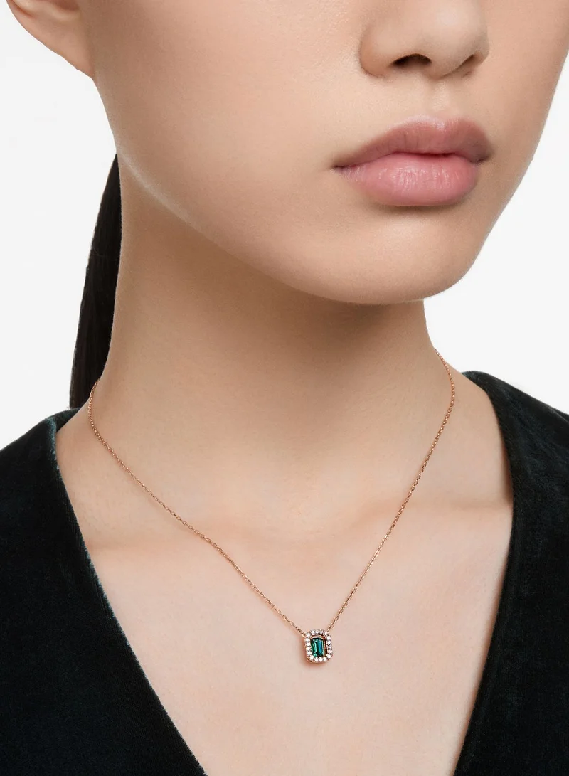 SWAROVSKI Cex Millenia Pendant Rose-Gold Tone Plated Necklace