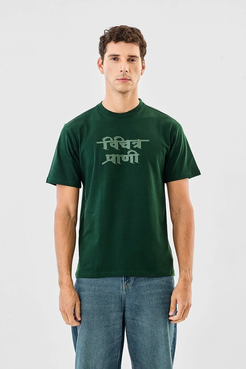 سنيتش تي شيرت قطن % بقصة عادية