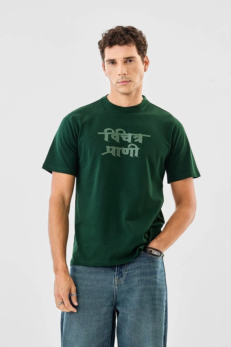 SNITCH Regular Fit 100% Cotton T-Shirt