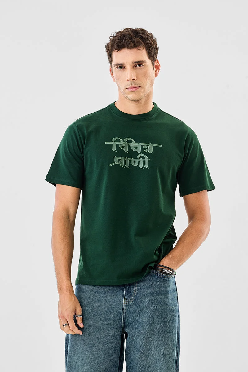 SNITCH Regular Fit 100% Cotton T-Shirt