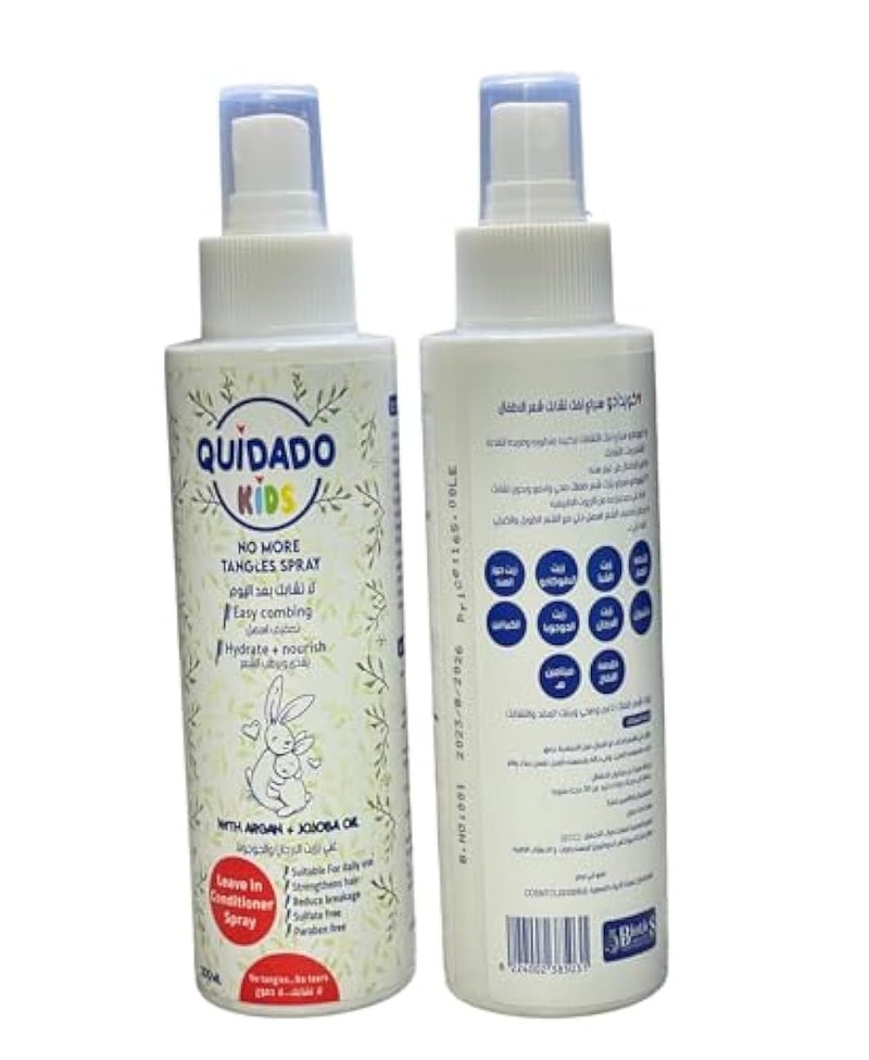 Quidado Kids Spray Conditioner Detangling Nourish & Hydrate Hair - No More Tangles - Image 4