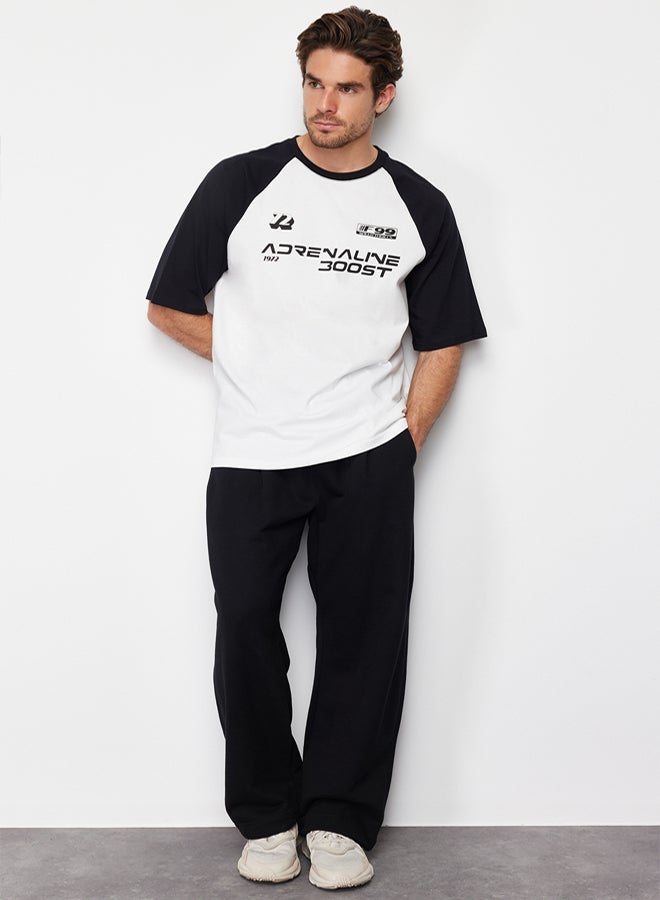 trendyol Oversize Fit  Printed T-Shirt TMNSS24TS00139 - Image 3