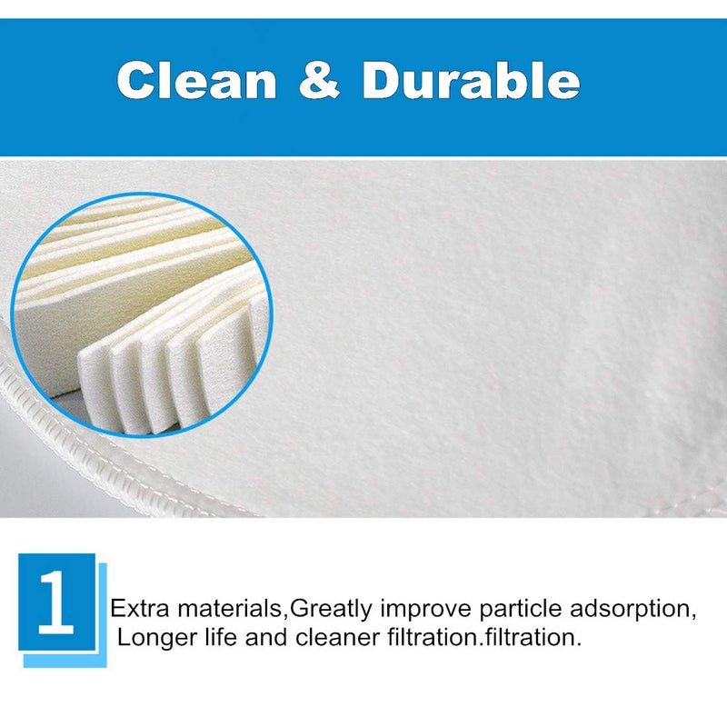 Honritone Felt Liquid Filter Socks 100 Micron 7 Inch Ring by 16 Inch Long Water Fabric Filter Bags Industrial Size 1-1Pack (100 Micron 7 x 16 Inch) - Image 3