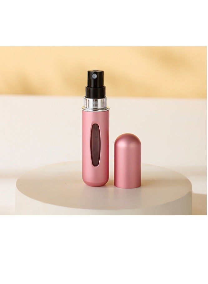4 pcs Customized 5ml Bottom-Fill Perfume Bottle | Self-Pump Press Spray | Portable Mini Refillable Travel Atomizer - Image 1