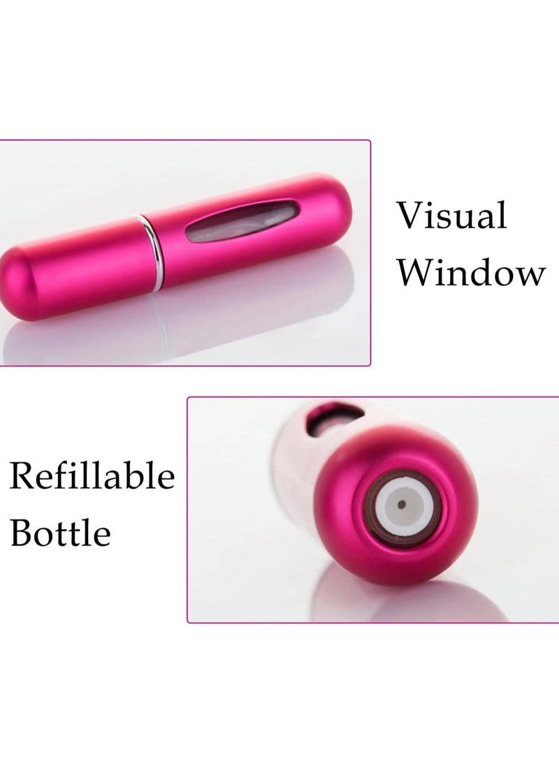 4 pcs Customized 5ml Bottom-Fill Perfume Bottle | Self-Pump Press Spray | Portable Mini Refillable Travel Atomizer - Image 4