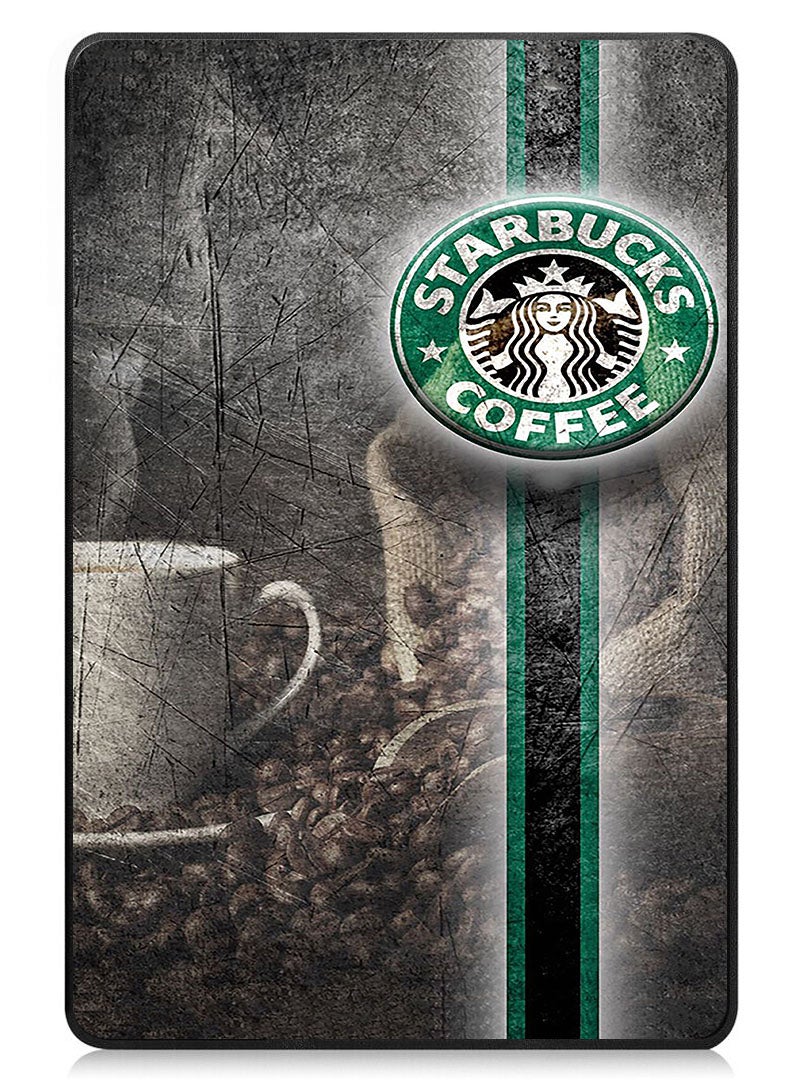 Theodor Protective Flip Case For Oppo Pad Air 2 With Trifold Stand Auto Wake Sleep Shockproof Cover StarBucks 4 - Image 1