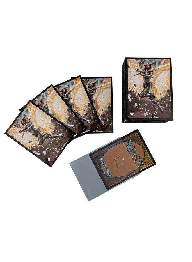 Ultra PRO - March of The Machine 100ct Deck Protector Sleeves ft. Archangel Elspeth for Magic: The Gathering, Protect & Store Collectible Trading Cards & Gaming Cards, Prevent Card Damage - Image 2