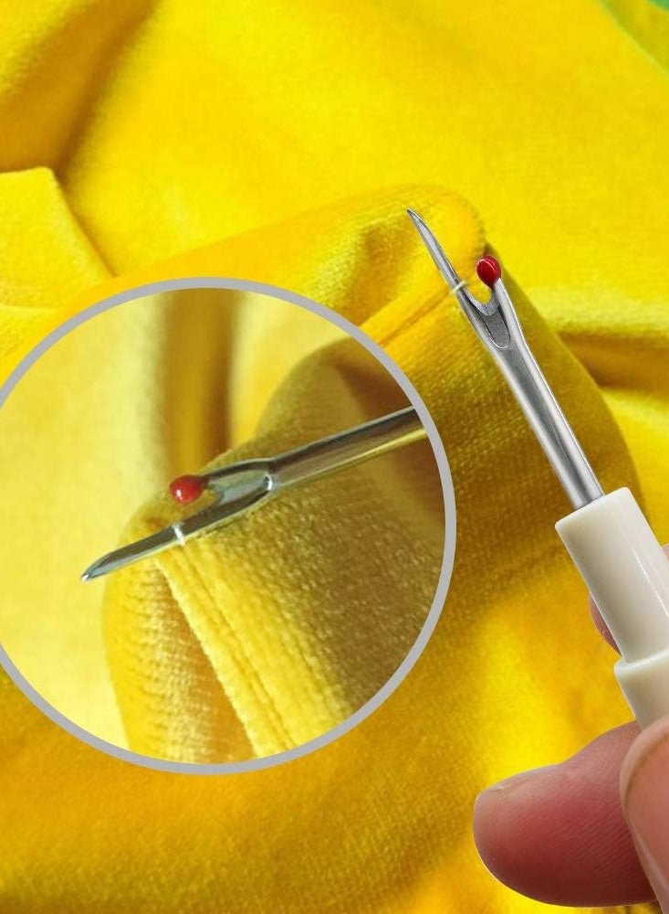 Bukela 2PCS Seam Rippers, Sharp Sewing Seam Thread Remover Stitch Unpicker with Ergonomic Handles for Needle Work Patterns and Sewing Clothes - Image 3