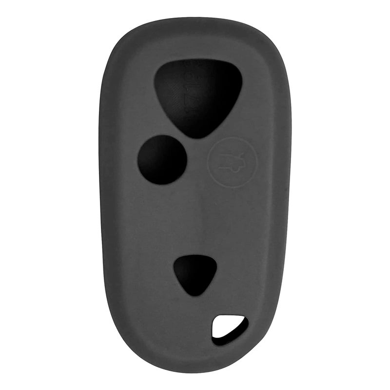Keyless2Go Replacement for New Silicone Cover Protective Case for Remote Key Fobs with FCC E4EG8D444HA Black