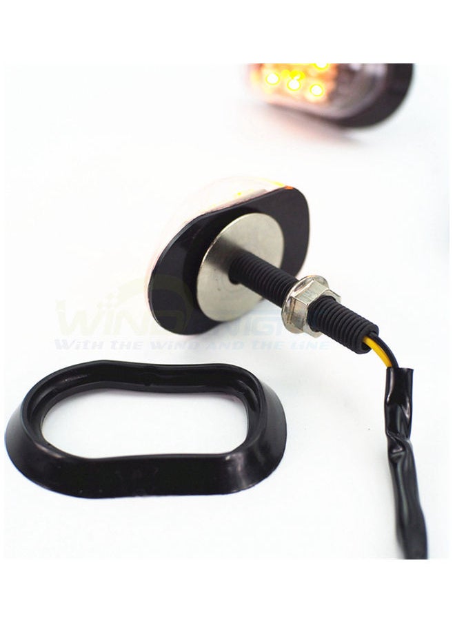 NIBEMINENT - 2-Piece 12V Turn Signal Light for Honda Motorcycle - Image 1