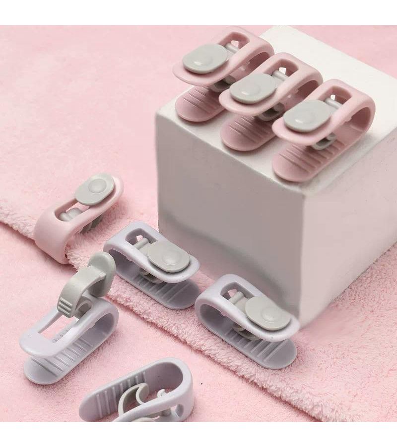 13 Pcs Multifunctional Non Slip Fixed Clip For Bed Sheet Curtain Socks Clothes Random Color - Image 1