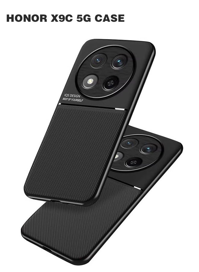 Protective Case Cover For Honor x9c 5G Black High end Business - Image 1