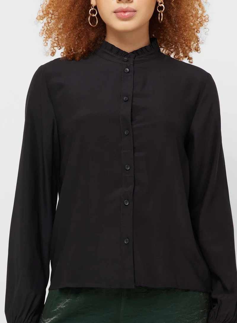 Jacqueline de Yong Button Down Shirt