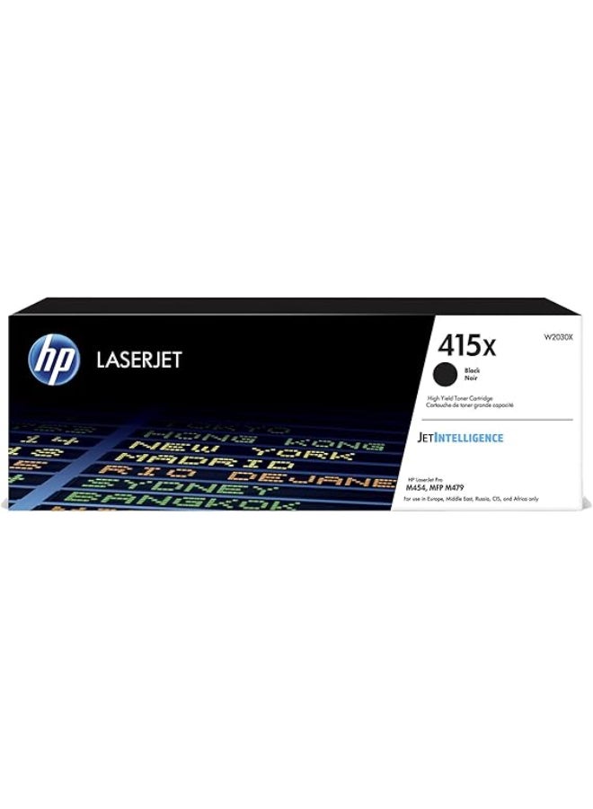 HP تونر 415X W2030X أسود حتى 7,500 صفحة - Image 1