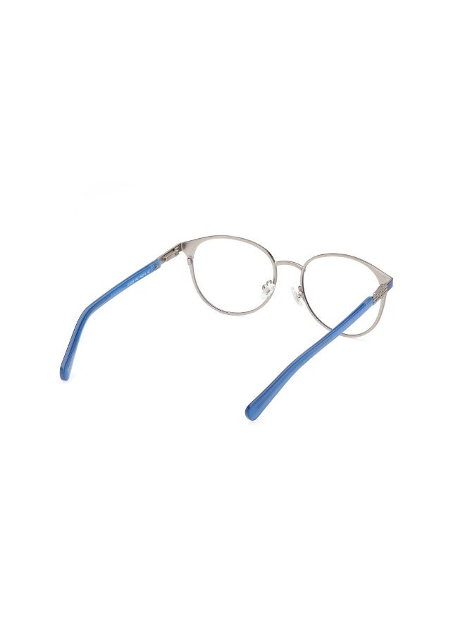 جس نظارة طبية بشكل دائري للنساء بأذرع معدنية GU8254  مقاس 54 - أزرق - Image 5