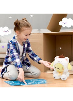Maikerry 8" Pompurin Plush Doll, Kawaii Anime Stuffed Toy, Soft Yellow Cartoon Plushie Gift  - Image 5