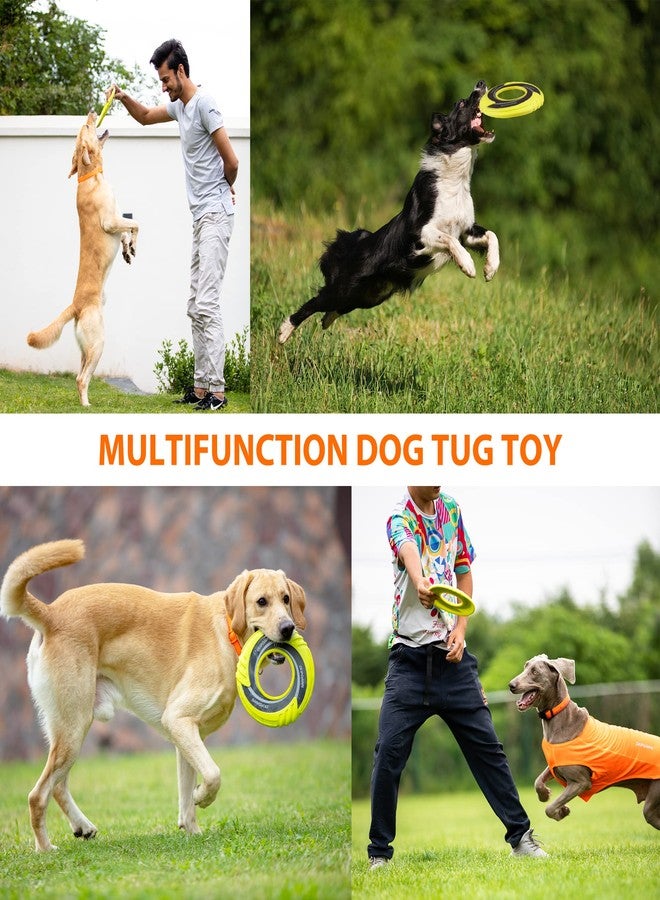 SKIPDAWG Interactive Tug Toy, Flying Disc Water Toy Non-Toxic Light TPR/Nylon Fabric, Pet Training and Outdoor Exercise Toys for Dogs, Diameter 9 Inches - Image 5