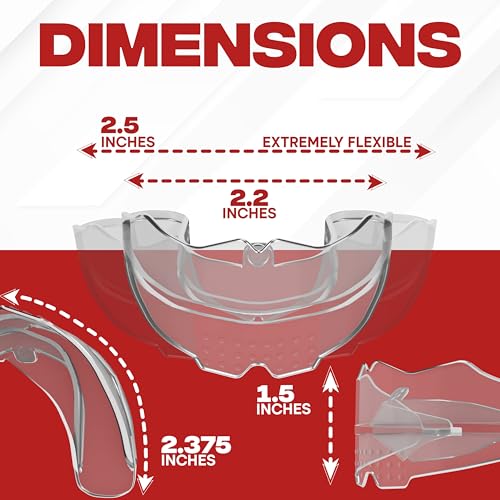 SAFE GRIN SafeGrin Transparent Braces Mouth Guard for Braces for Sports - Premium Silicone Teens & Youth Upper & Lower Teeth Protection for Sports - Football, Lacrosse, Hockey, Baseball - Image 2