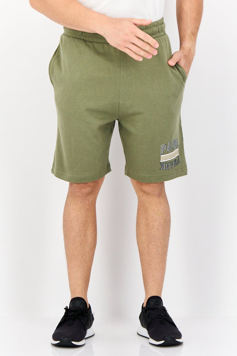 Paul Frank Men Graphic Print Basic Shorts, Green - Image 1