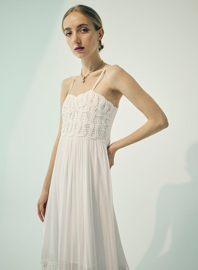 Virgio VIRGIO 100% Viscose Maxi Dress Strappy Lace Style - Image 3