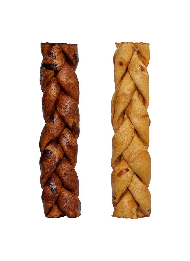 Pet Factory Pet Factory 100% Made in USA Beefhide 7" Braided Sticks Dog Chew Treats - Beef & Chicken Flavor, 6 Count/1 Pack  - Image 5