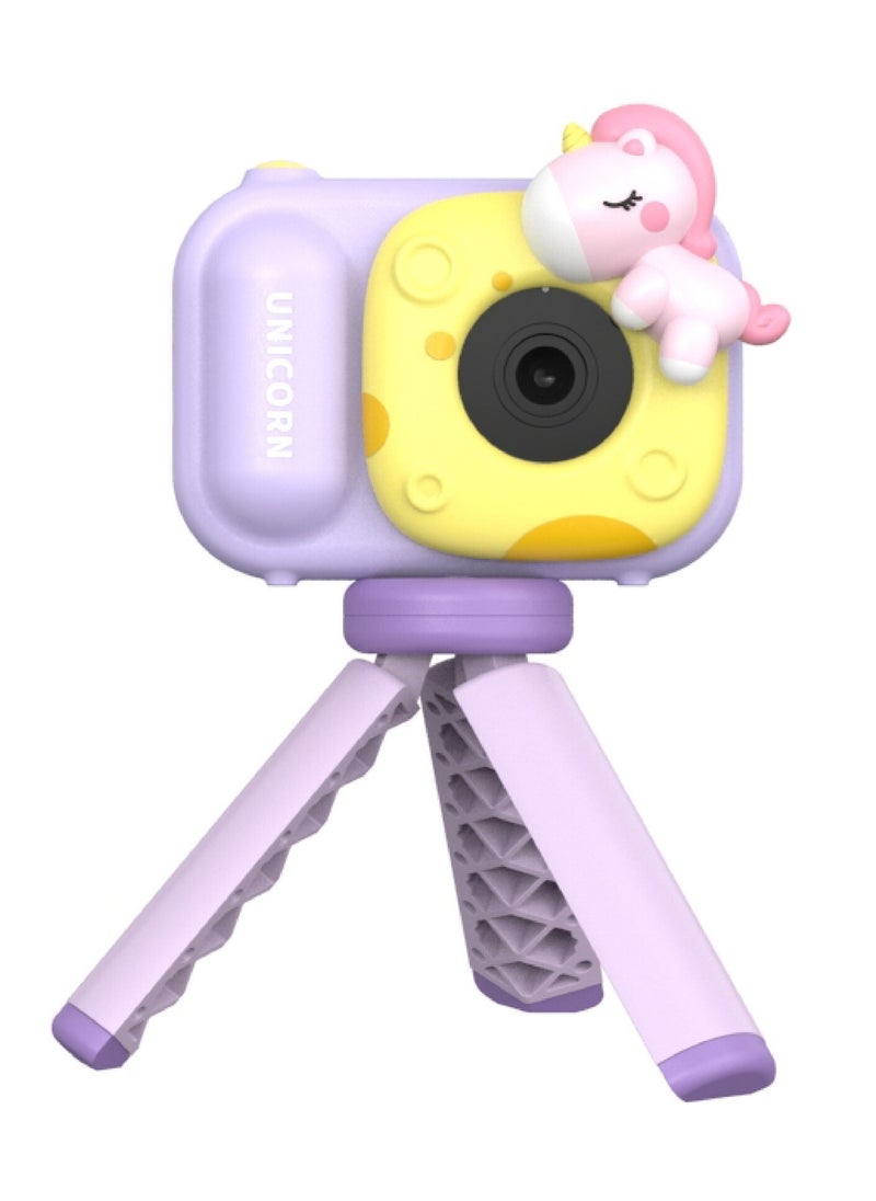 MOCOM Kids Digital Camera with Tripod – 1080P HD Vlogging Camera for Children, 48MP Photo & Video Recording, Built-in Games, 2.4” LCD Screen, USB Rechargeable, Portable Selfie Camera Toy Gift for Boys & Girls Ages 3-12  - Image 1