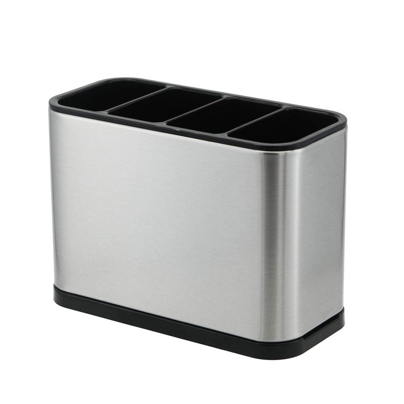 Onward Stainless Steel Kitchen Utensil Holder Drainer Cooking Utensil Holder Stainless Steel Kitchen Countertop Holder for Spoons Forks Butterknife Knife Spatula - Image 2