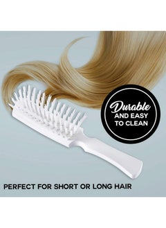 fuller brush Nylon Professional Hairbrush Firm Bristled Pro Hair Brush For Styling Extension Wigs & Natural Fine Hair Anti Frizz Styler For Men & Women  - Image 4
