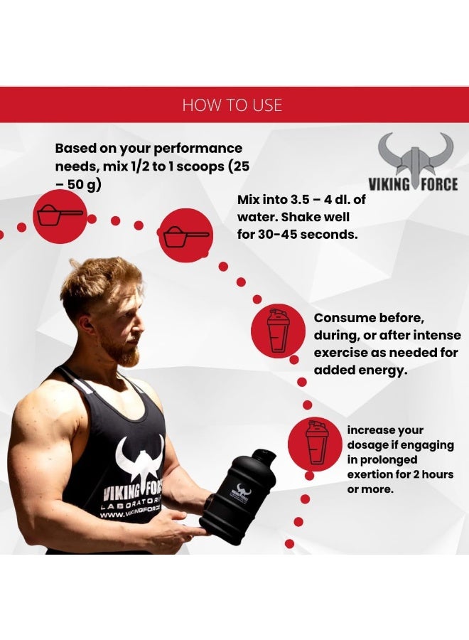 Viking Carbs Energy Powder Orange 60 Servings – Multi-Carb Performance, Intra & Post Workout Support - Image 4