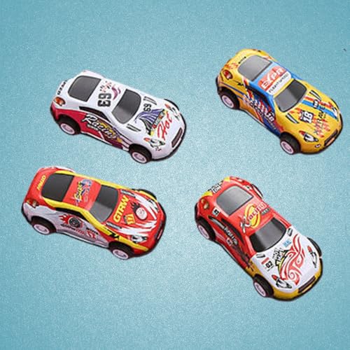 VRION® Mini Cars Set of-4 Unbreakable Racing Mini Diecast Car Models Set for Kids Pull Back Metal Alloy Car Play Set for Kids, Unique Toys, Best Birthday Gift, Diwali Gift, Khilona for Boys - Image 1