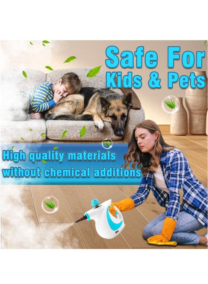 XiuWoo Handheld Steam Cleaner, Pressurized Multi-Surface Steamer for Cleaning, 10 in 1 Steam Cleaner for Home, Kitchen, Bathroom, Car, Upholstery, Crevice, Floor, Window Cleaning - Image 5