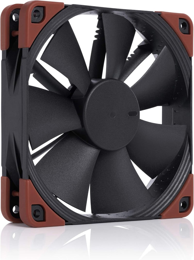 NOCTUA Noctua NFF12 iPPC2000 Heavy Duty Cooling Fan 3Pin 2000 RPM 120mm Black  - Image 1