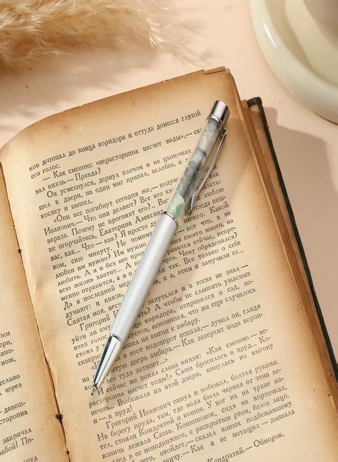 Glowave Congratulations Gifts for Women, Natural Crystal Pen with Stones, Farewell for Coworkers, Retirement Present for Women, Inspirational Desk Pen for Teacher, Nurse, Friend - Image 3