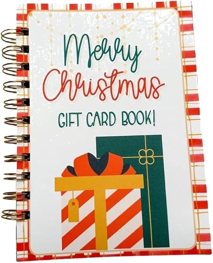 كرت هدايا عيد الميلاد كتيب ملزوم حلزونياً تذكار قطعتين بقاء الكلية - Image 2