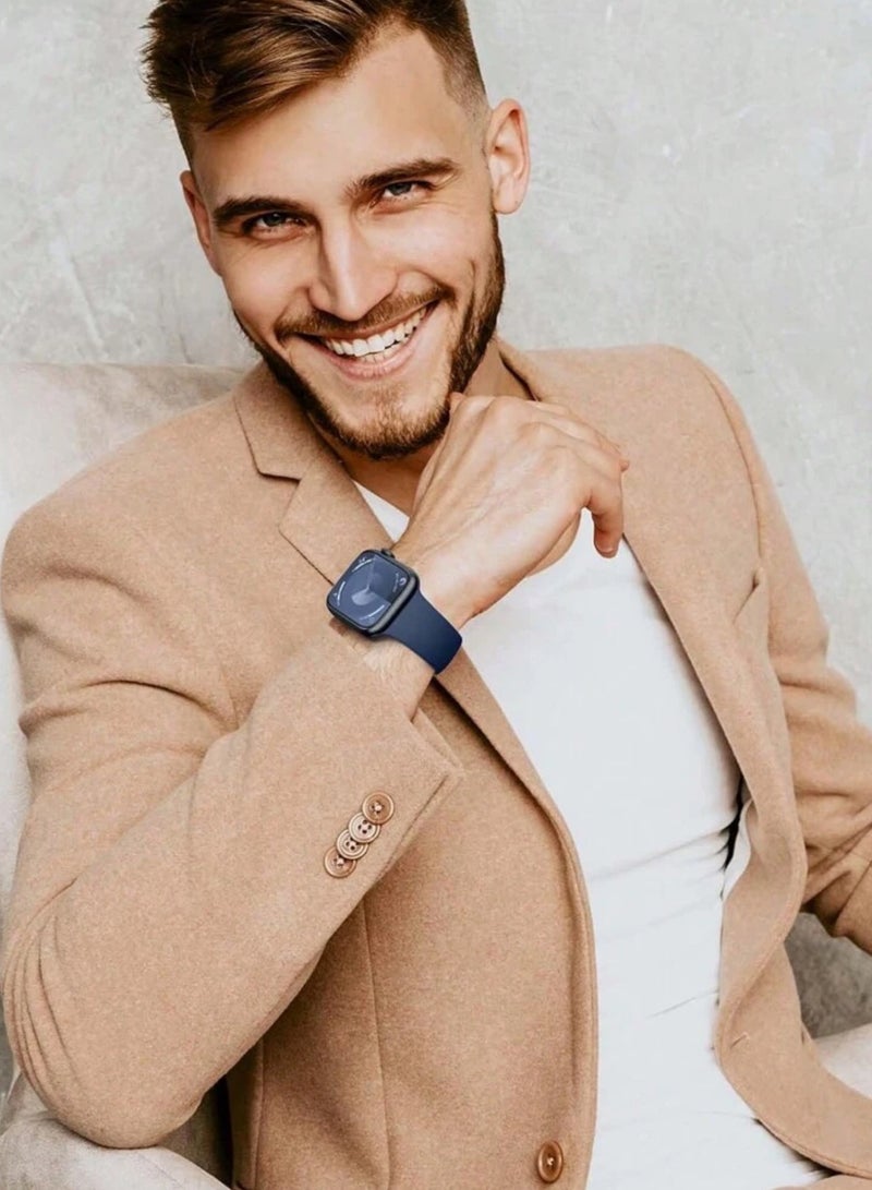 جريت تشويس حزام وسوار بديل لساعة آبل من السيلكون متوافق مع ساعات آبل 38mm/40mm/41mm - Image 4