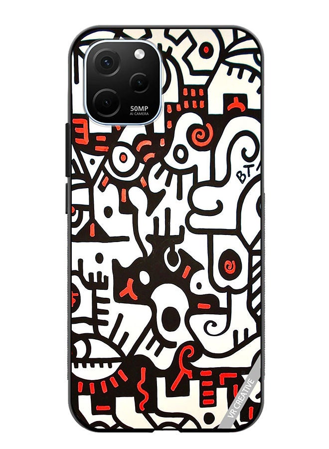 VR CREATIVE Protective Case Cover For Huawei Enjoy 50z Bta Abstract Design Multicolour - Image 1