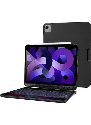 Keyboard Case For Ipad Air 5Th 2022/ Air 4Th10.9" 2020/ Ipad Pro 11" 2022 2021 2020 2018, Wireless Keyboard With 7 Colors Backlit, 360 Degree Rotation Protective Cover, Auto Sleep/Wake -Black - pzsku/Z40A7149E55C8DF3216C7Z/45/_/1694112858/4b1ad6ba-6ae8-45a6-a9eb-43f4901a9c87