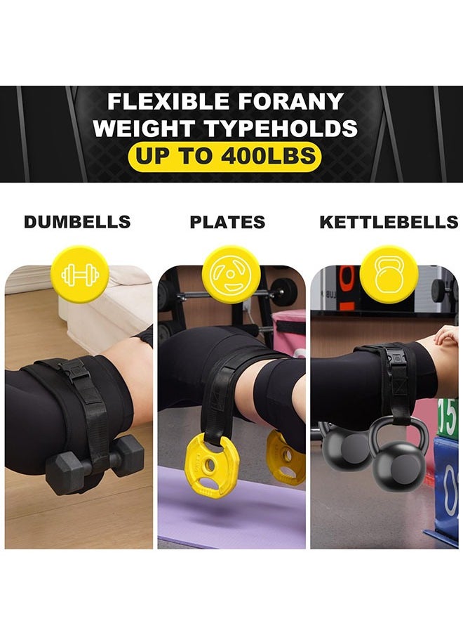 YelaJoy Hip Thrust Belt for Dumbbells, Kettlebells, Plates, Premium Booty Belt for Women/Men, Hip Thrust Band Resistant Padding for Hip Protection for Home Gym Accessories, Adjustable & Slip Resistant  - Image 5