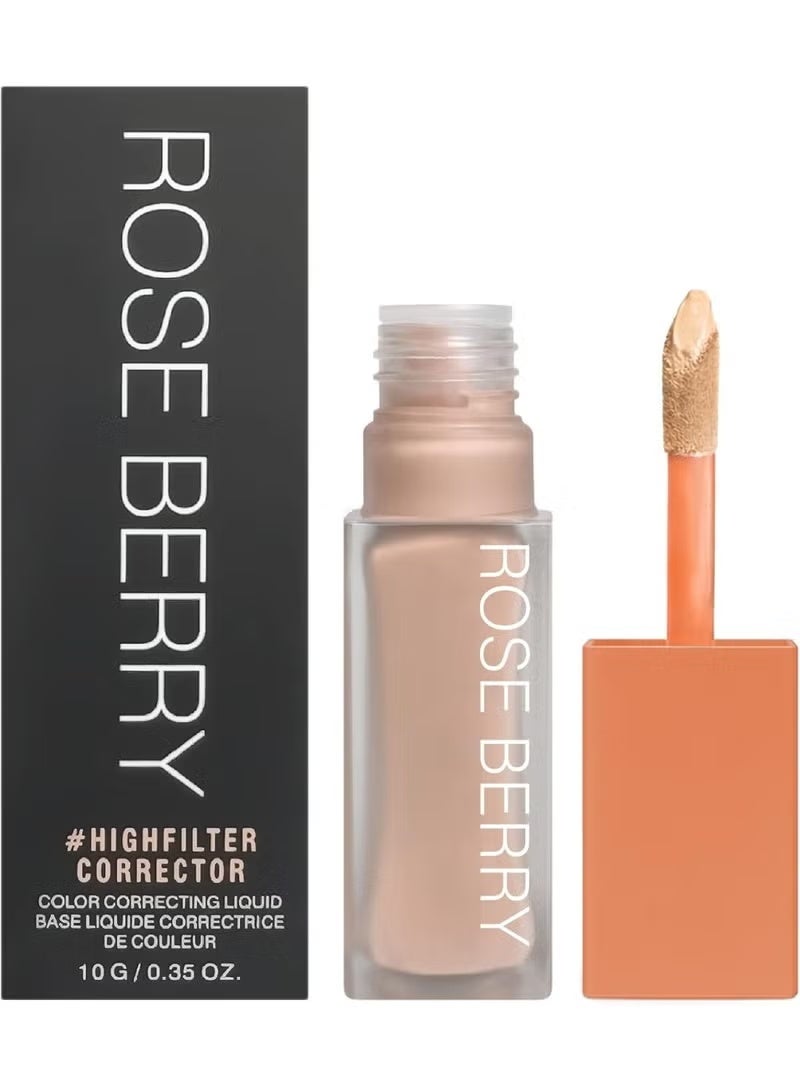 ROSE BERRY High Filter Color Corrector Concealer – 02 Peach - Image 5