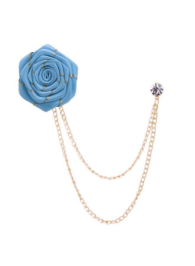 New Style Handmade Fabric Suit Accessories Tassel Flower Brooch Chest Flower