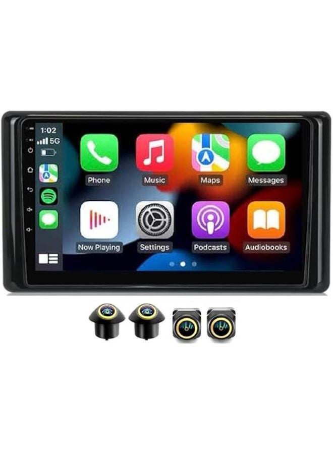 SHEZA STAR Android Car Stereo for Toyota Raize 2019-2024 4GB RAM 64GB ROM Support Carplay, M-Link Wi-Fi BT, Radio GPS, 10 Inch IPS.QLED, Screen with 360D Camera Included - Image 1