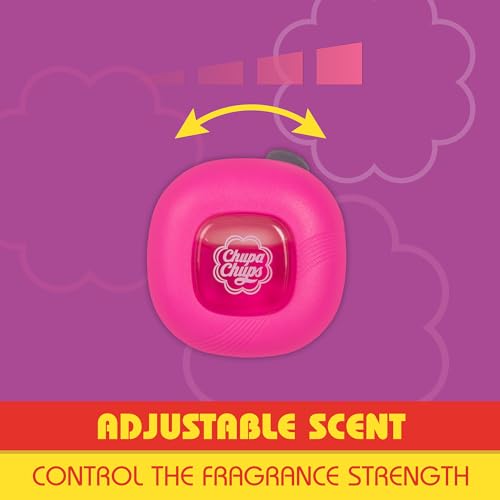 BDK Chupa Chups Car Air Freshener, Tropical Berry - Long Lasting Car Fresheners with Fun Scents, Colorful and Vibrant Air Freshener for Car, Unique Car Freshner Perfume Deodorizer- 2Pack (4pcs Total) - Image 4