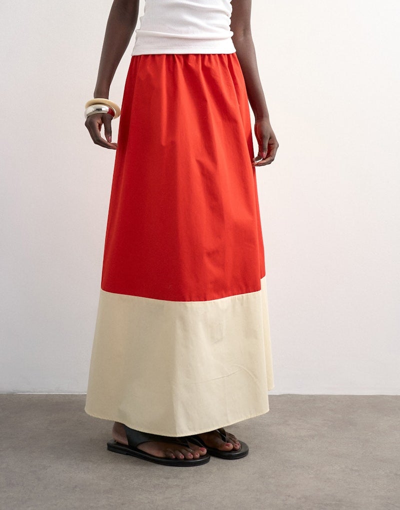 TOPSHOP Color Block Skirt Woven - Image 3