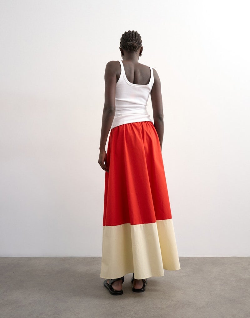 TOPSHOP Color Block Skirt Woven - Image 2