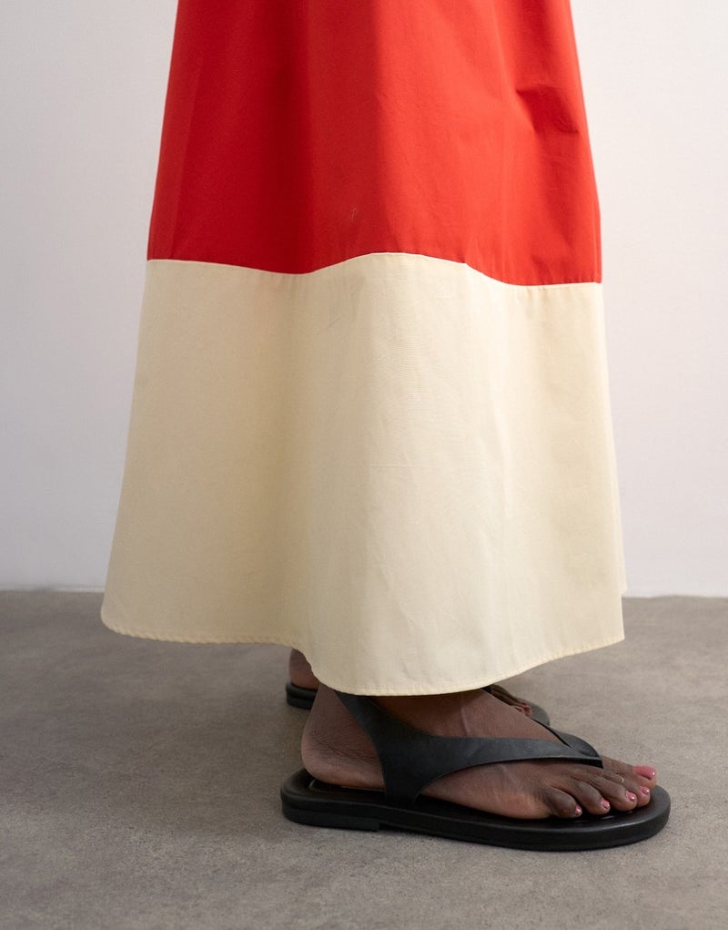 TOPSHOP Color Block Skirt Woven - Image 3